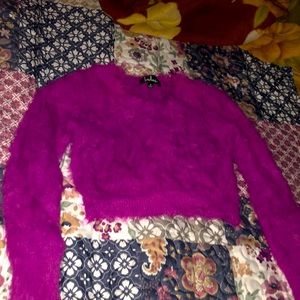 Beautiful passion fascia pink cashmere like small size sweater